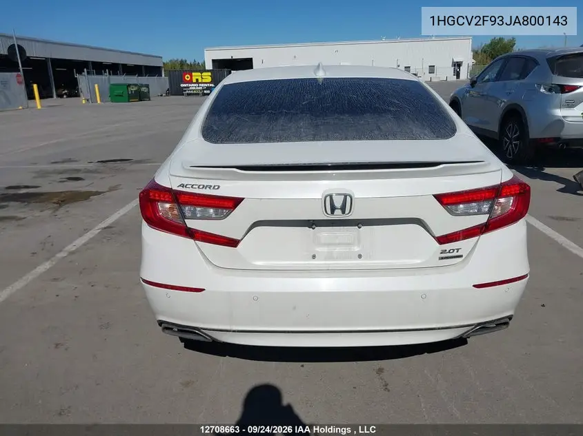 2018 HONDA ACCORD VIN 1HGCV2F93JA800143 — фото 15