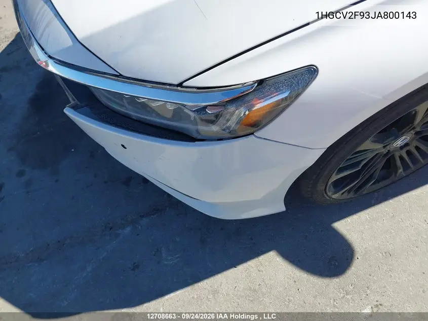2018 HONDA ACCORD VIN 1HGCV2F93JA800143 — фото 19