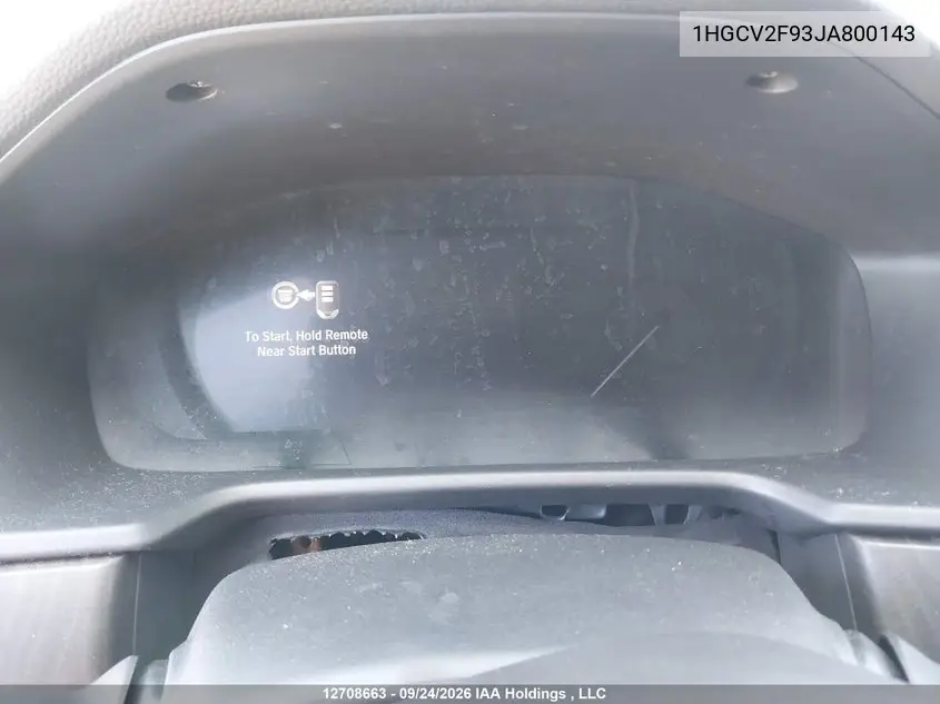 2018 HONDA ACCORD VIN 1HGCV2F93JA800143 — фото 7