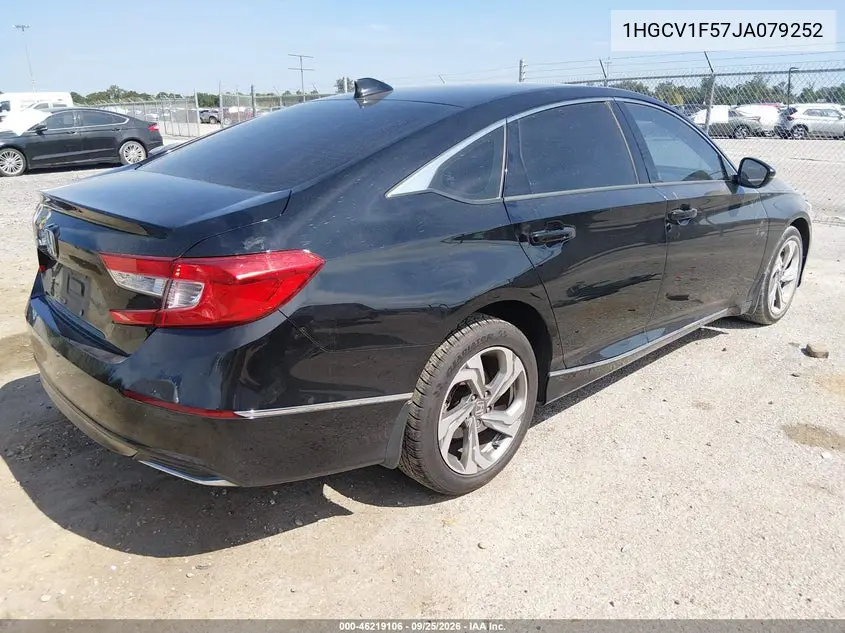 2018 HONDA ACCORD VIN 1HGCV1F57JA079252 — фото 4