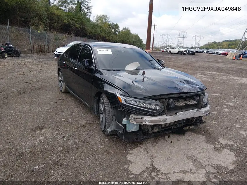 HONDA ACCORD 2018, VIN 1HGCV2F9XJA049848