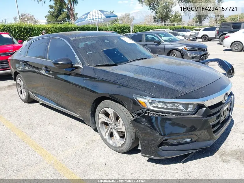 HONDA ACCORD 2018, VIN 1HGCV1F42JA157721