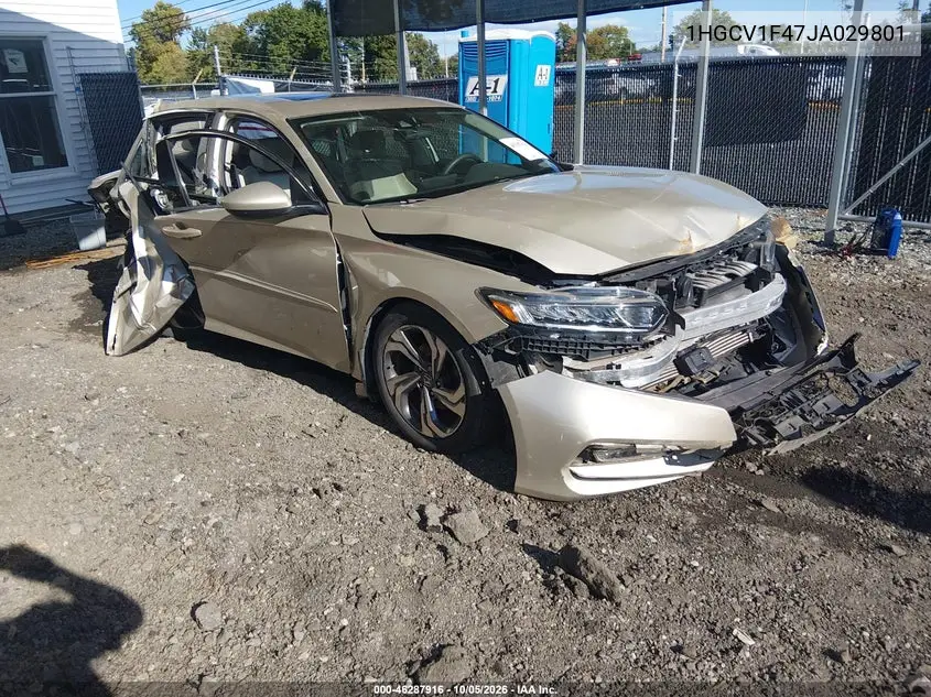 HONDA ACCORD 2018, VIN 1HGCV1F47JA029801