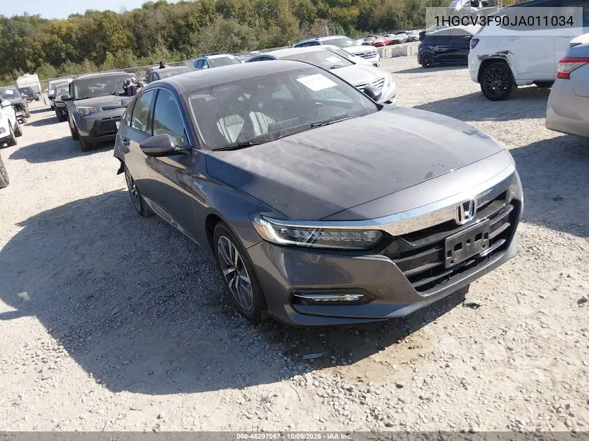 HONDA ACCORD 2018, VIN 1HGCV3F90JA011034