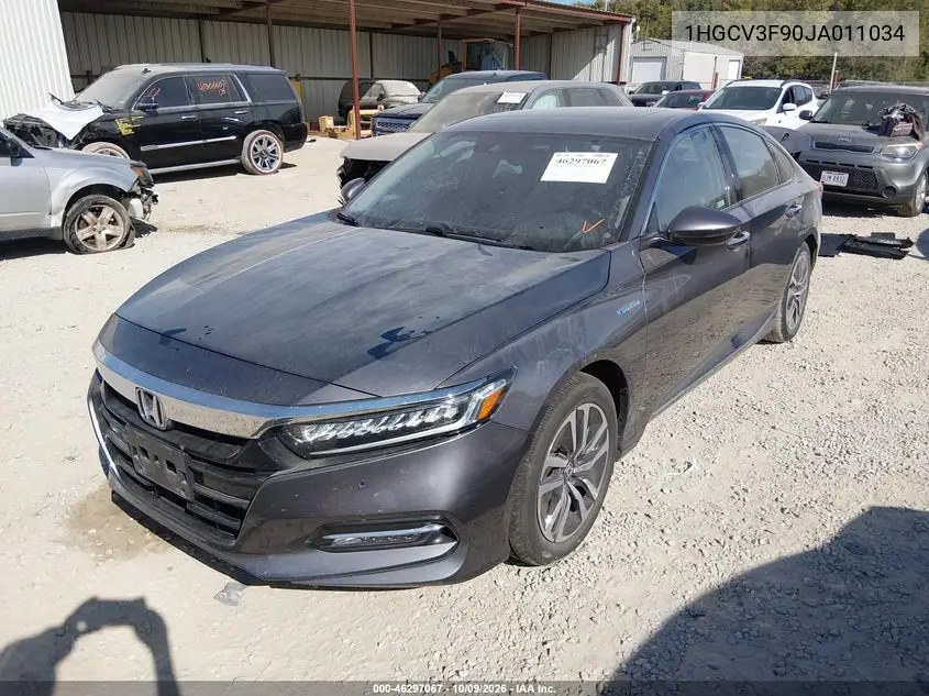 2018 HONDA ACCORD VIN 1HGCV3F90JA011034 — фото 2