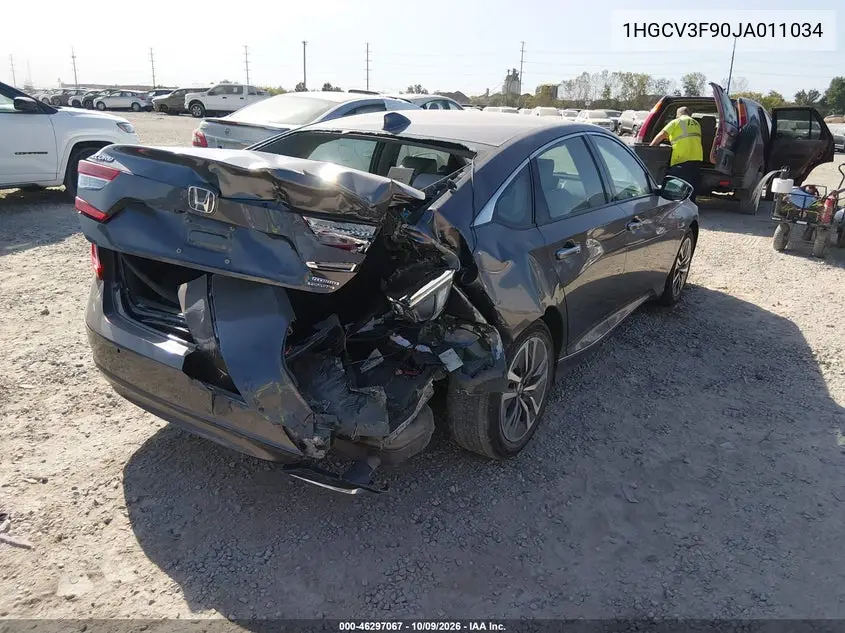2018 HONDA ACCORD VIN 1HGCV3F90JA011034 — фото 4