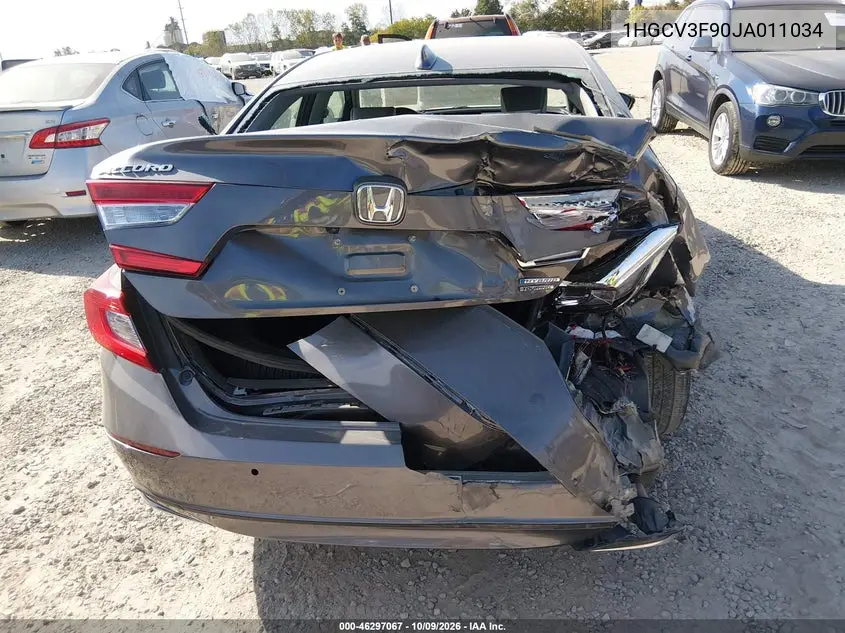 2018 HONDA ACCORD VIN 1HGCV3F90JA011034 — фото 6