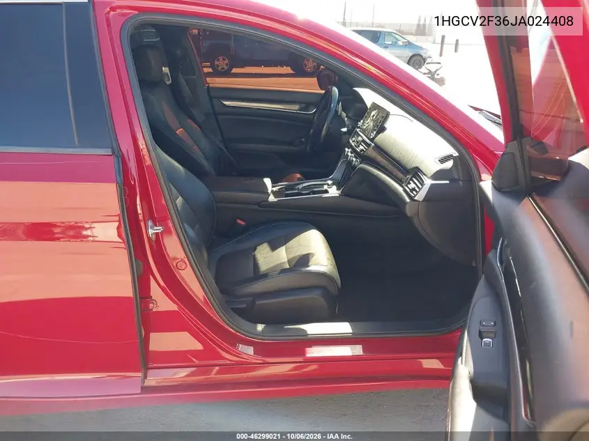 2018 HONDA ACCORD VIN 1HGCV2F36JA024408 — фото 5