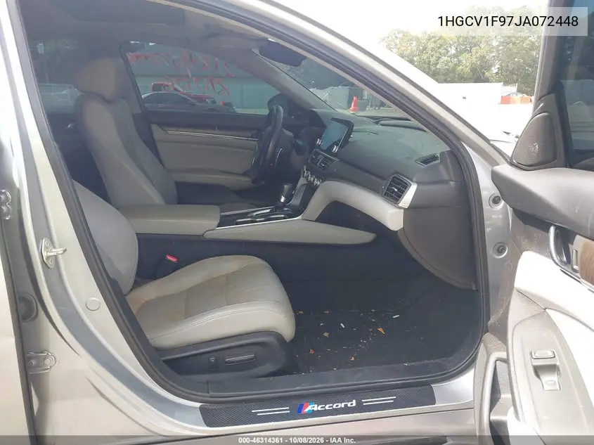 2018 HONDA ACCORD VIN 1HGCV1F97JA072448 — фото 5