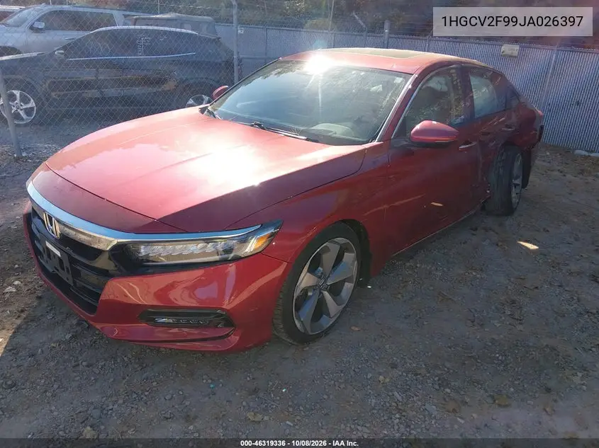 2018 HONDA ACCORD VIN 1HGCV2F99JA026397 — фото 2