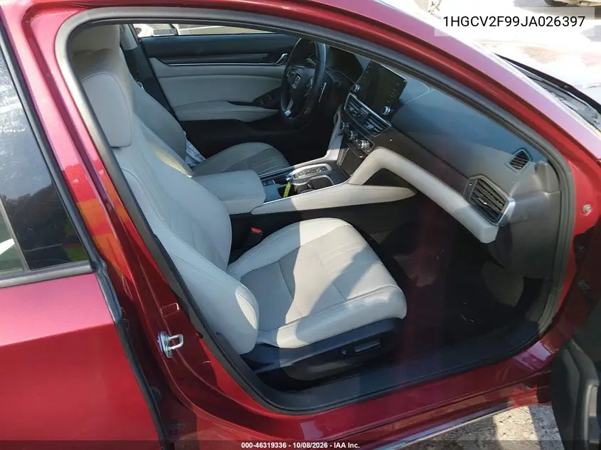 2018 HONDA ACCORD VIN 1HGCV2F99JA026397 — фото 5