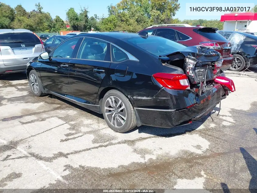 2018 HONDA ACCORD VIN 1HGCV3F98JA017017 — фото 3