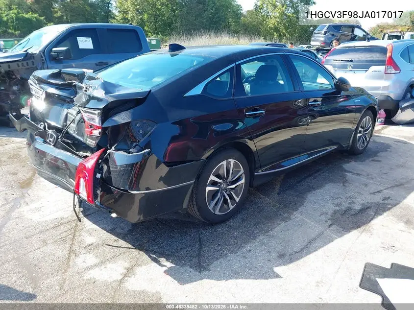 2018 HONDA ACCORD VIN 1HGCV3F98JA017017 — фото 4