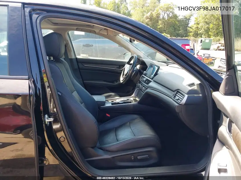 2018 HONDA ACCORD VIN 1HGCV3F98JA017017 — фото 5