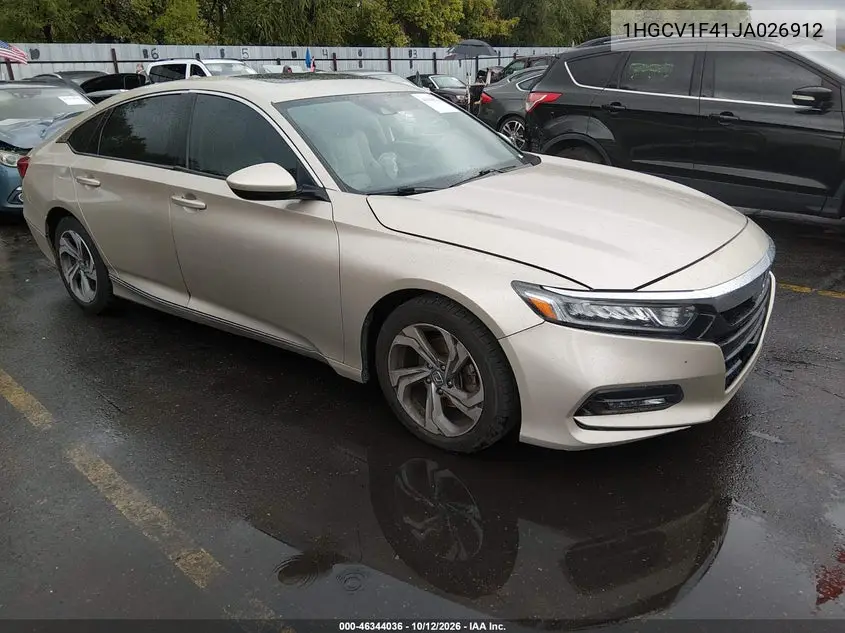 HONDA ACCORD 2018, VIN 1HGCV1F41JA026912