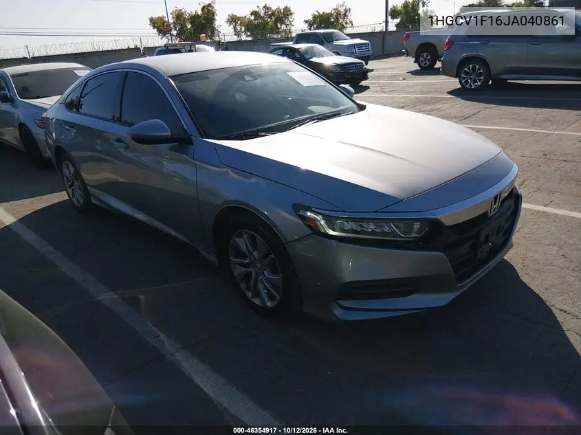 HONDA ACCORD 2018, VIN 1HGCV1F16JA040861