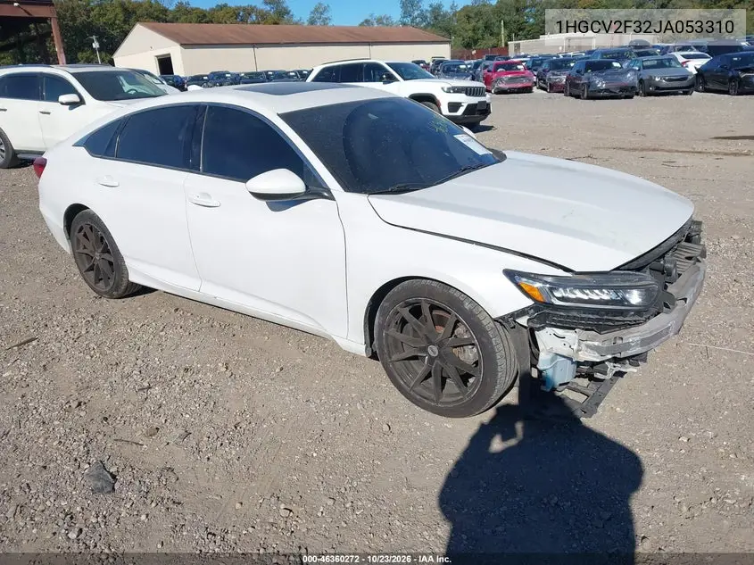 HONDA ACCORD 2018, VIN 1HGCV2F32JA053310