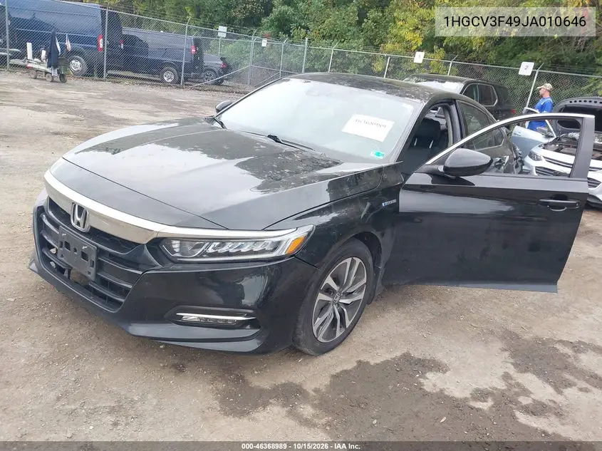 2018 HONDA ACCORD VIN 1HGCV3F49JA010646 — фото 2
