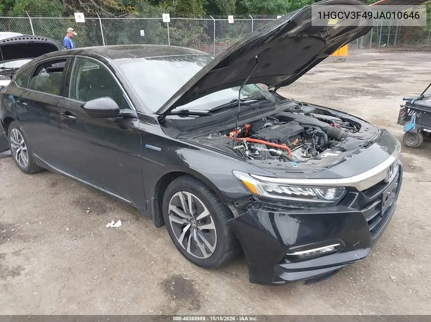 2018 HONDA ACCORD VIN 1HGCV3F49JA010646 — фото 3