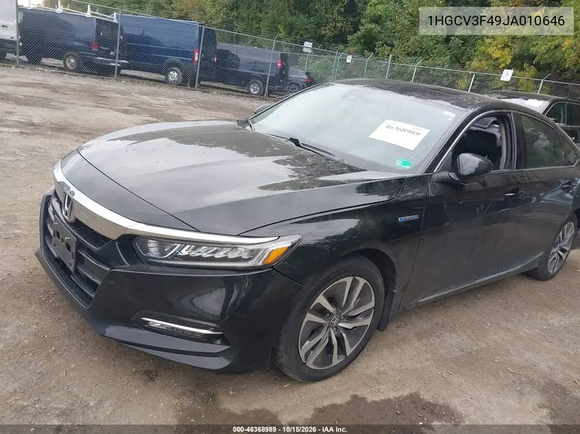 2018 HONDA ACCORD VIN 1HGCV3F49JA010646 — фото 4