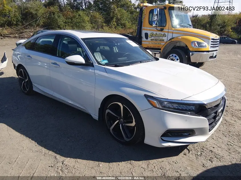 HONDA ACCORD 2018, VIN 1HGCV2F93JA002483