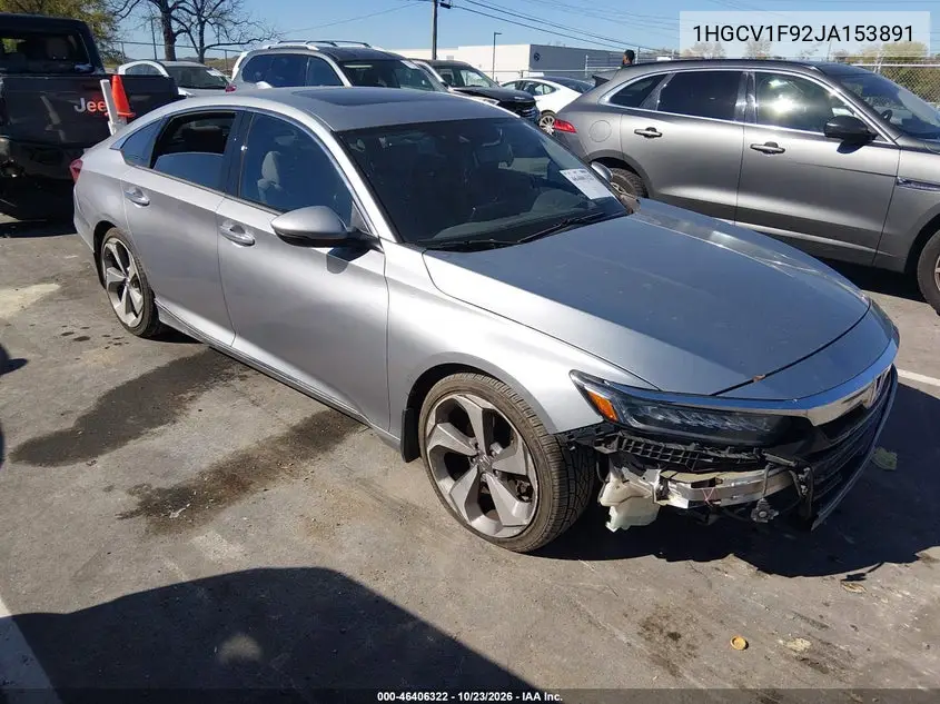 HONDA ACCORD 2018, VIN 1HGCV1F92JA153891