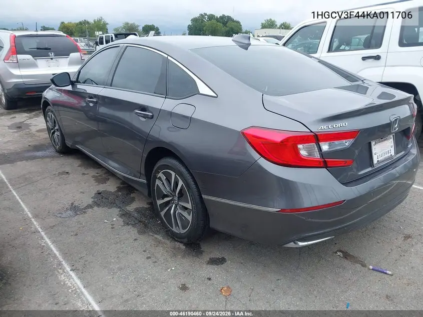 2019 HONDA ACCORD VIN 1HGCV3F44KA011706 — фото 3