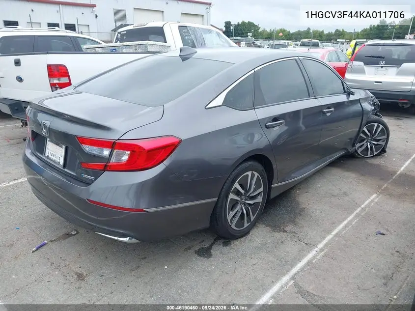 2019 HONDA ACCORD VIN 1HGCV3F44KA011706 — фото 4
