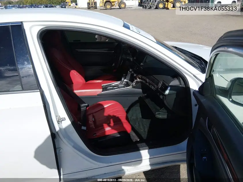 2019 HONDA ACCORD VIN 1HGCV1F38KA055333 — фото 5