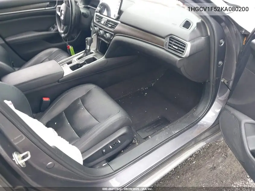 2019 HONDA ACCORD VIN 1HGCV1F52KA080200 — фото 5