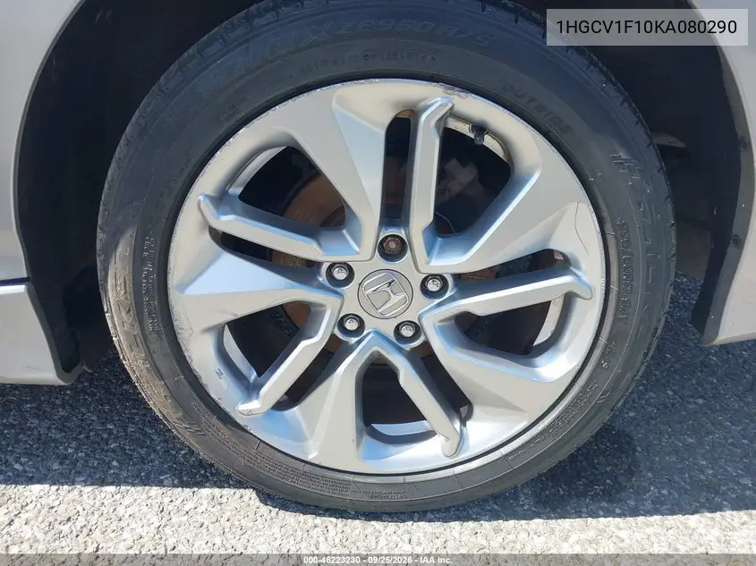 2019 HONDA ACCORD VIN 1HGCV1F10KA080290 — фото 12