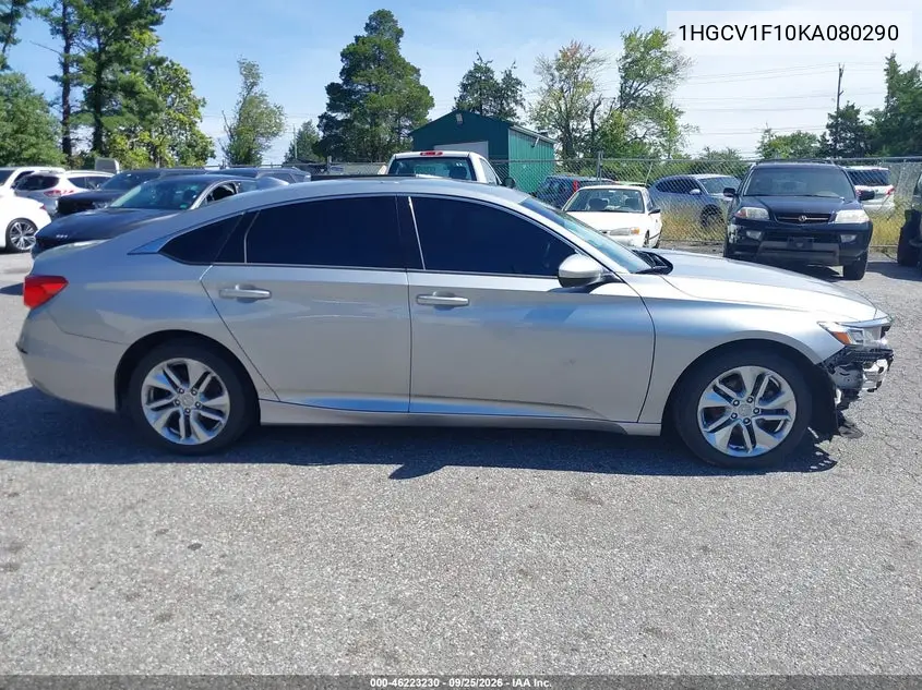 2019 HONDA ACCORD VIN 1HGCV1F10KA080290 — фото 14