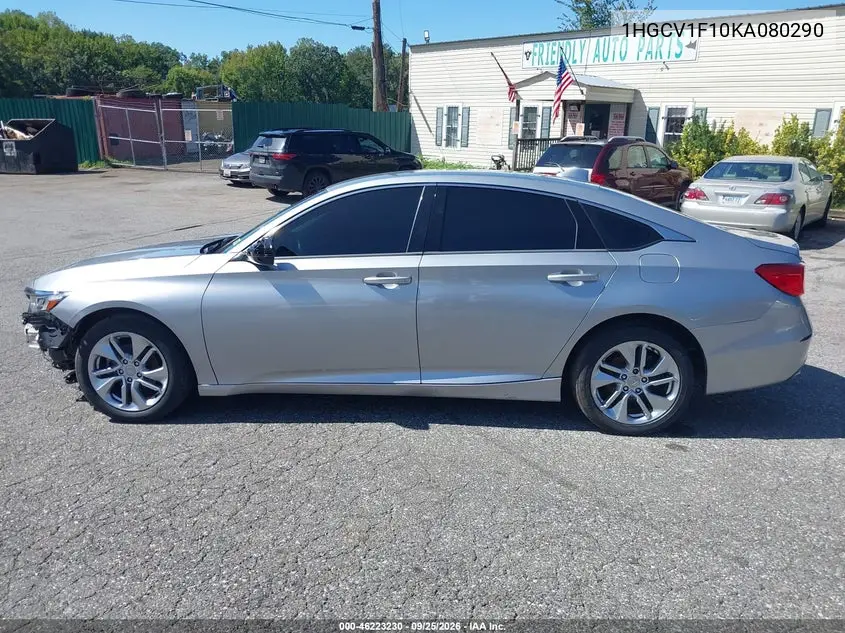 2019 HONDA ACCORD VIN 1HGCV1F10KA080290 — фото 15