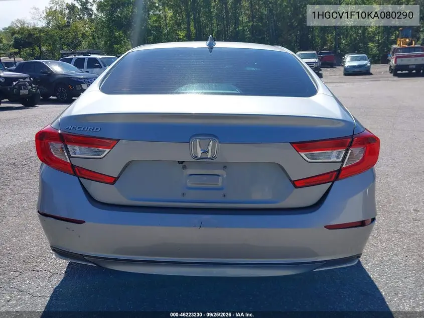 2019 HONDA ACCORD VIN 1HGCV1F10KA080290 — фото 17