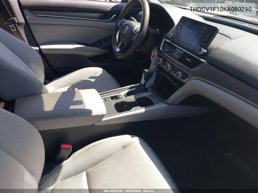 2019 HONDA ACCORD VIN 1HGCV1F10KA080290 — фото 21