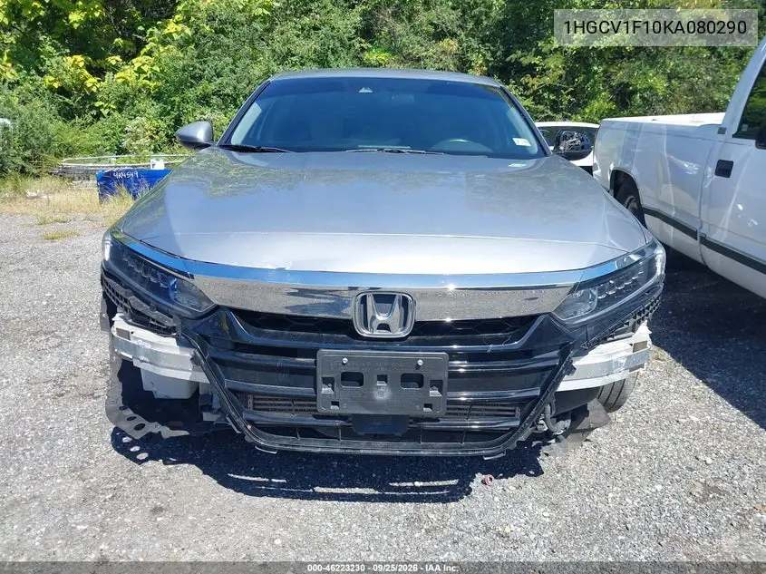 2019 HONDA ACCORD VIN 1HGCV1F10KA080290 — фото 6