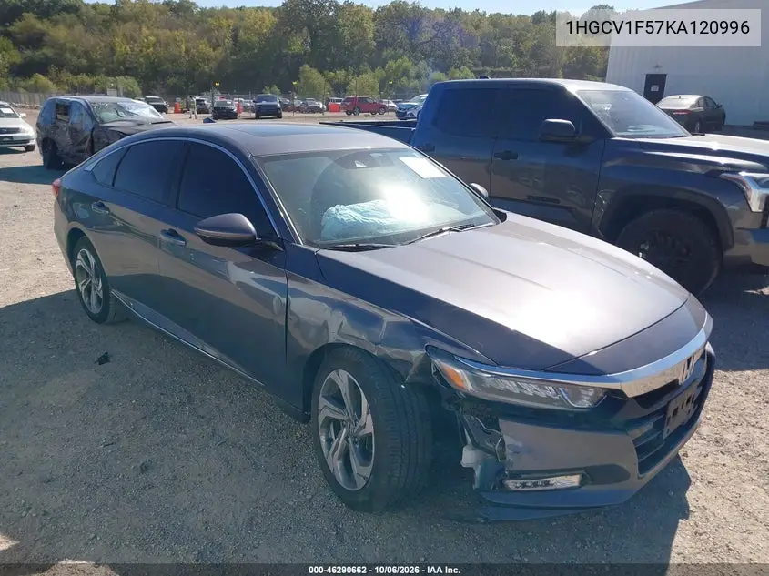 HONDA ACCORD 2019, VIN 1HGCV1F57KA120996