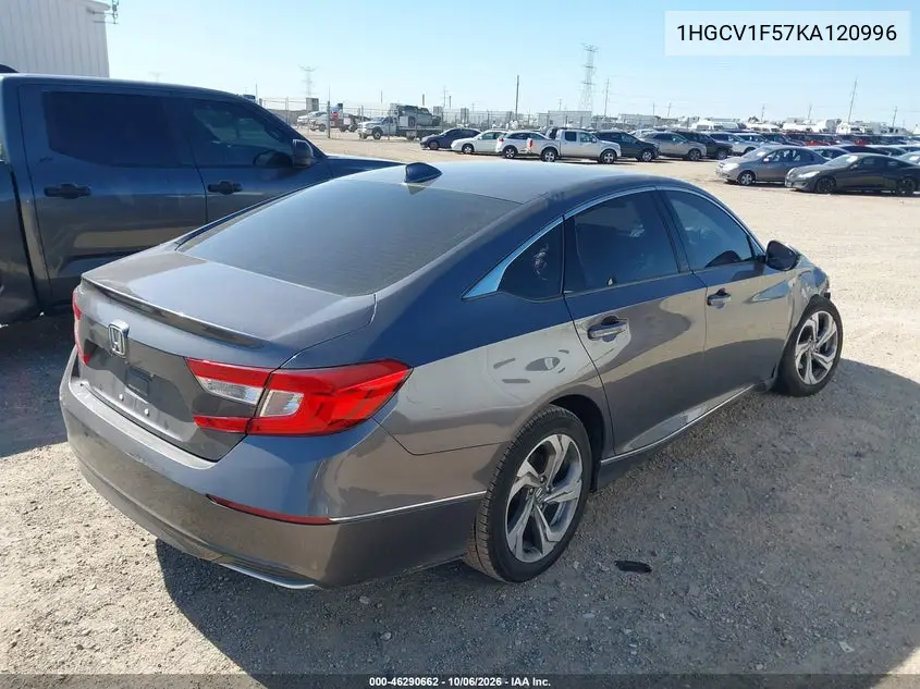 2019 HONDA ACCORD VIN 1HGCV1F57KA120996 — фото 4