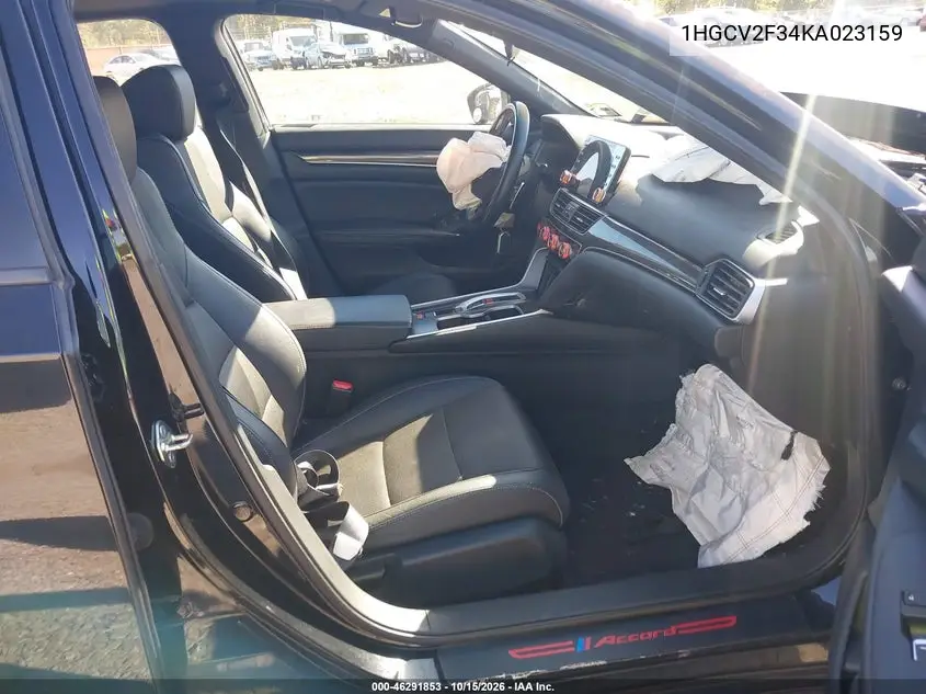 2019 HONDA ACCORD VIN 1HGCV2F34KA023159 — фото 5