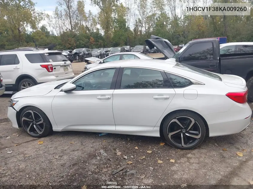 2019 HONDA ACCORD VIN 1HGCV1F38KA009260 — фото 15