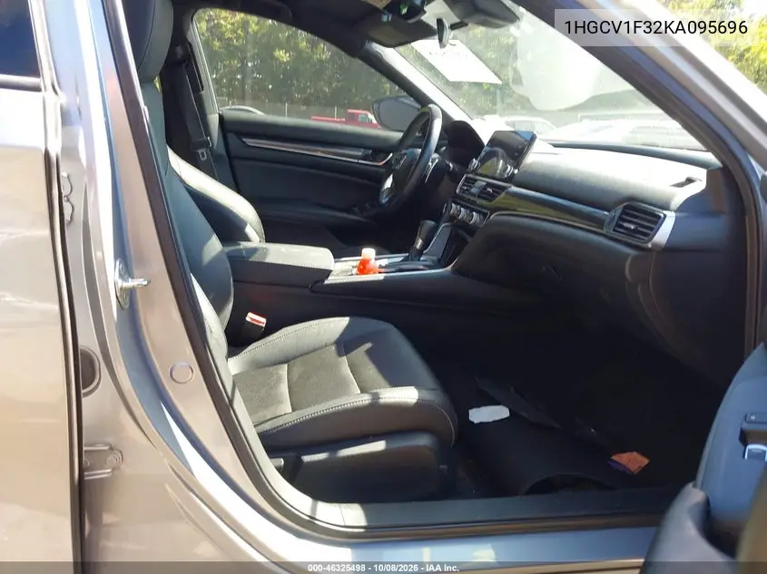 2019 HONDA ACCORD VIN 1HGCV1F32KA095696 — фото 5