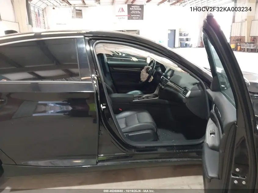 2019 HONDA ACCORD VIN 1HGCV2F32KA003234 — фото 5