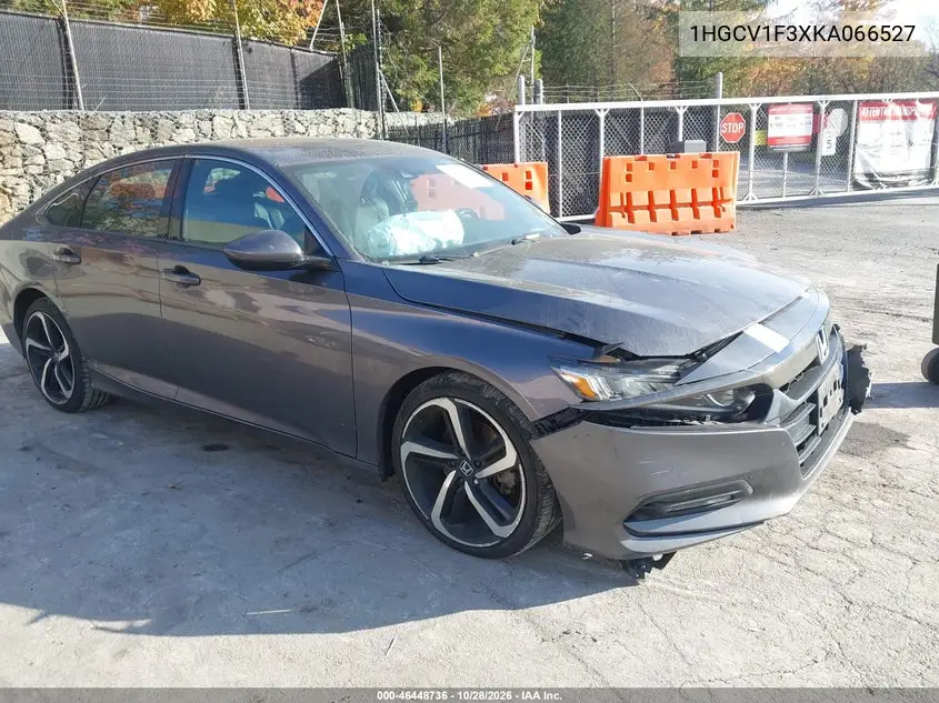 HONDA ACCORD 2019, VIN 1HGCV1F3XKA066527