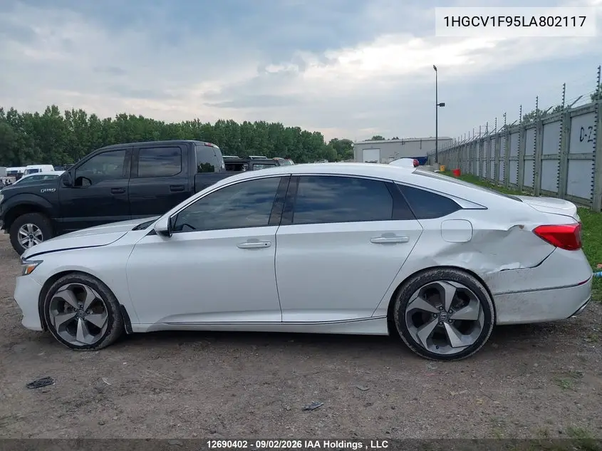 2020 HONDA ACCORD VIN 1HGCV1F95LA802117 — фото 14