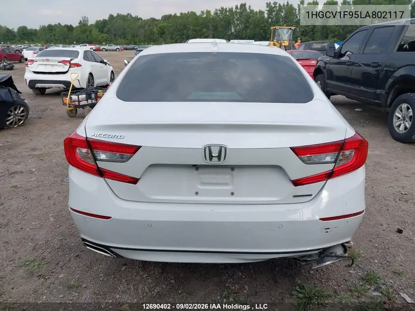 2020 HONDA ACCORD VIN 1HGCV1F95LA802117 — фото 16