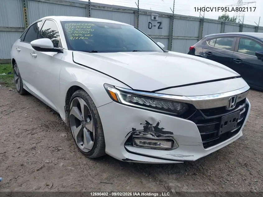 2020 HONDA ACCORD VIN 1HGCV1F95LA802117 — фото 18