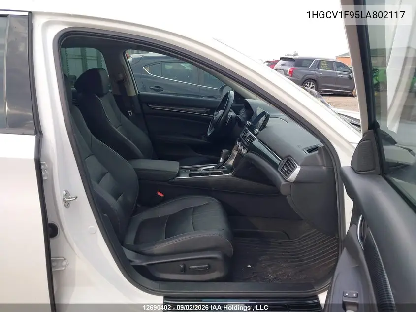 2020 HONDA ACCORD VIN 1HGCV1F95LA802117 — фото 5