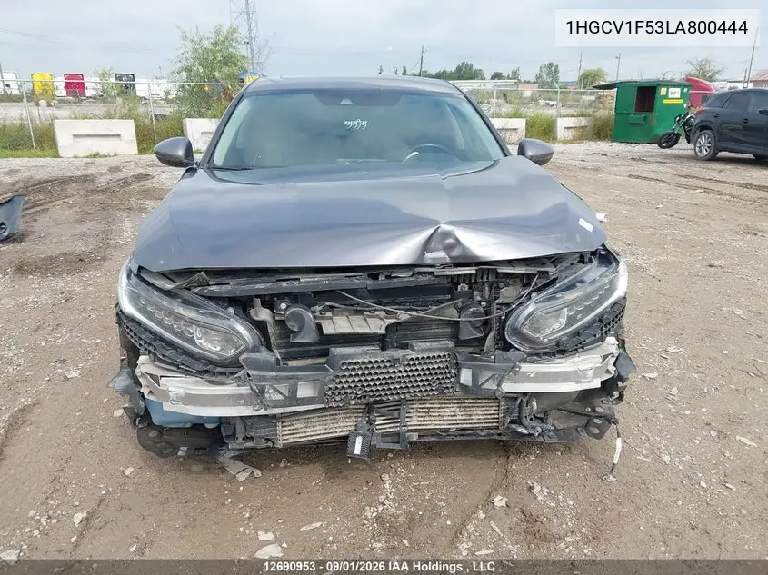 2020 HONDA ACCORD VIN 1HGCV1F53LA800444 — фото 12