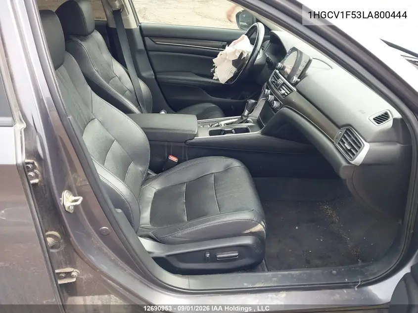 2020 HONDA ACCORD VIN 1HGCV1F53LA800444 — фото 5