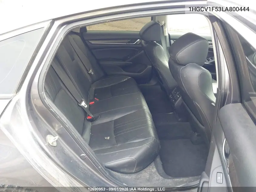 2020 HONDA ACCORD VIN 1HGCV1F53LA800444 — фото 8